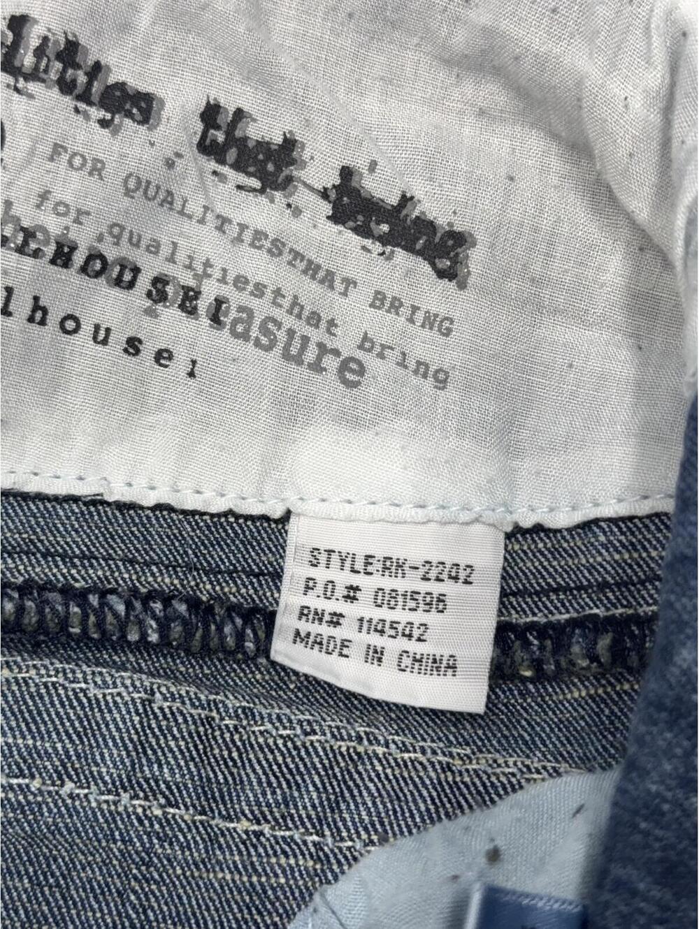 Dollhouse RK-2242 Distressed Bootcut Jeans Juniors Size 9 Stretch Medium Wash - Picture 8 of 12